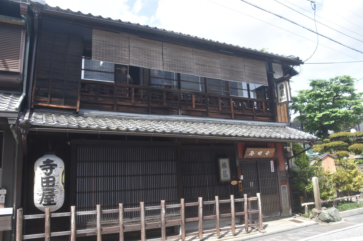京都・伏見の寺田屋の建物