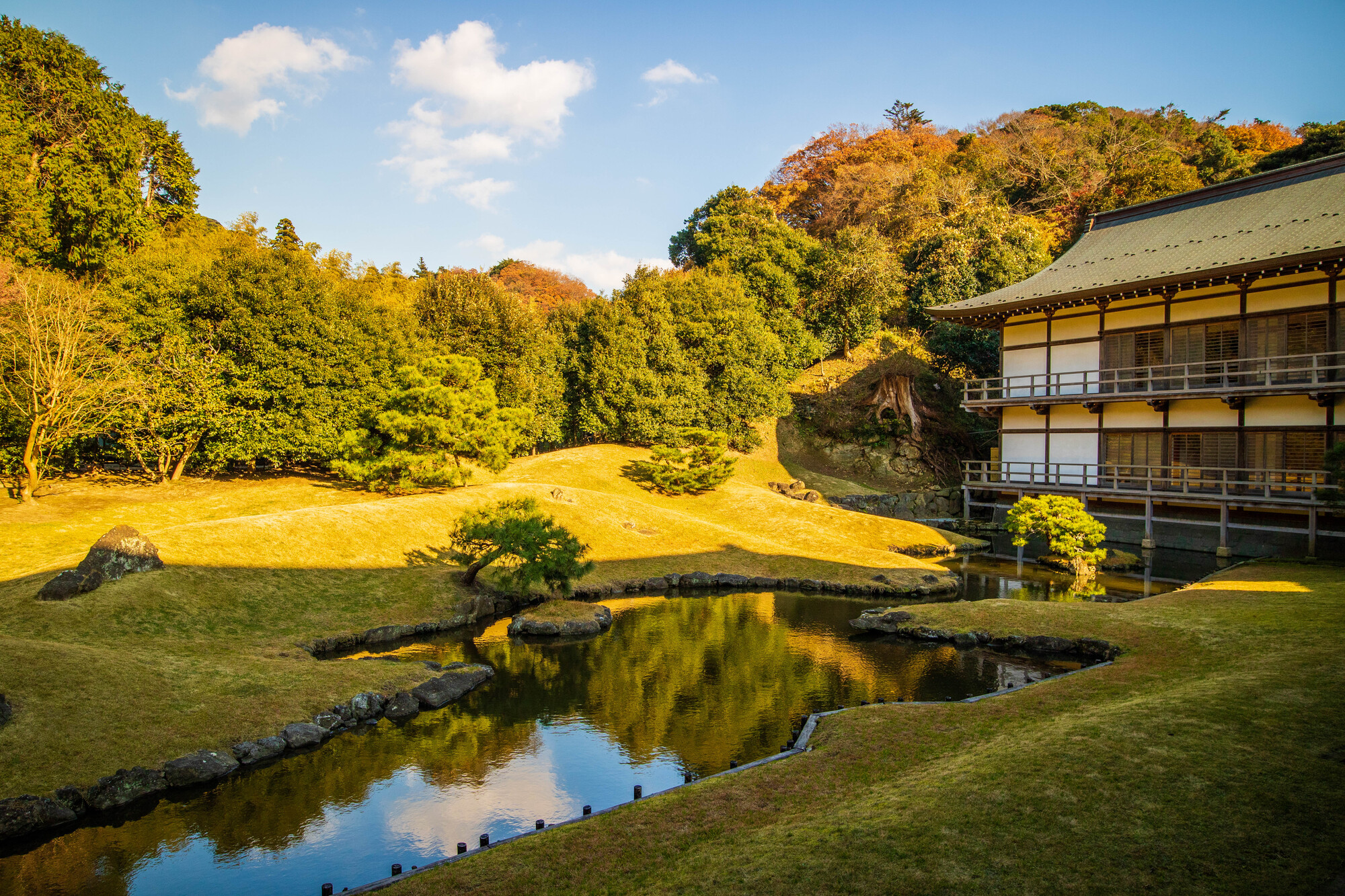 建長寺 得月楼と方丈庭園