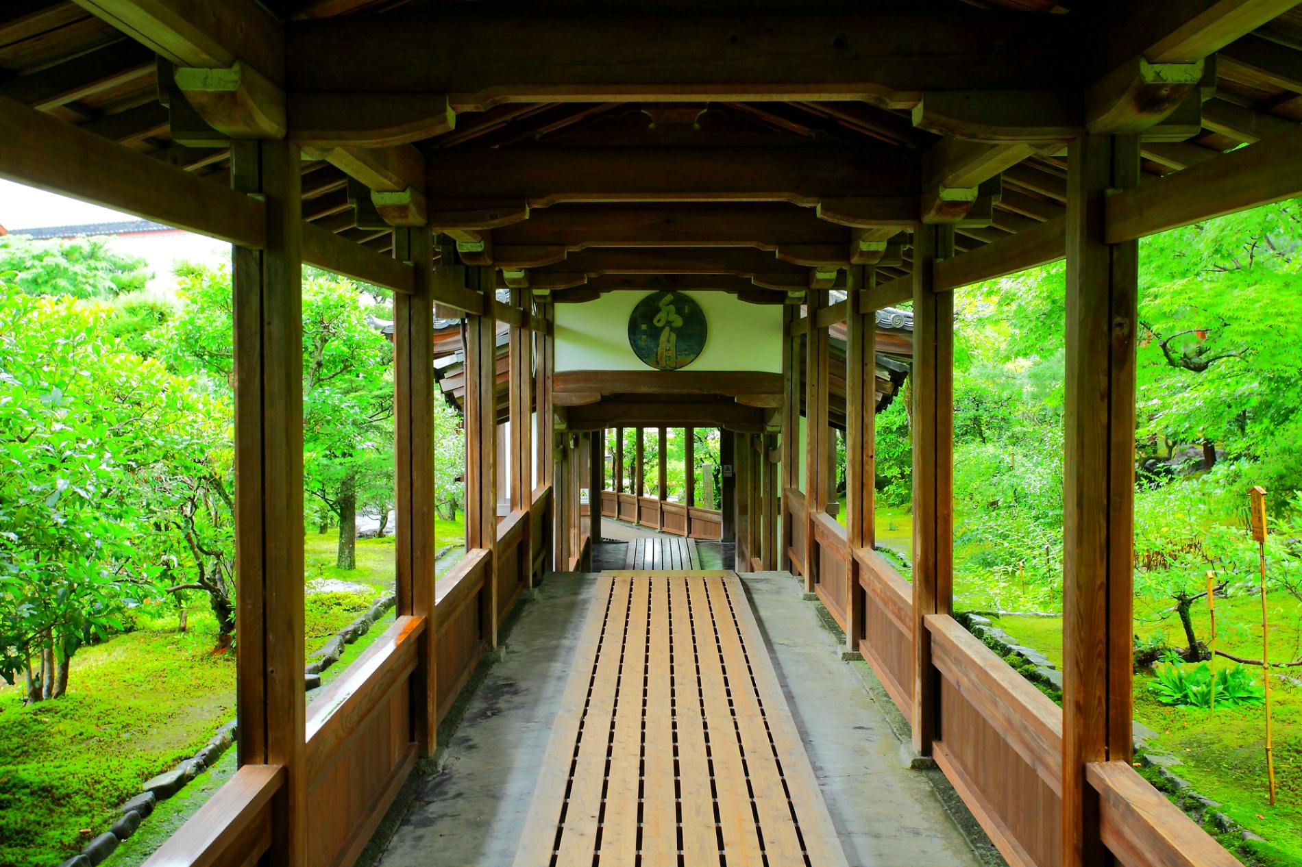 方丈へと続く天龍寺の回廊