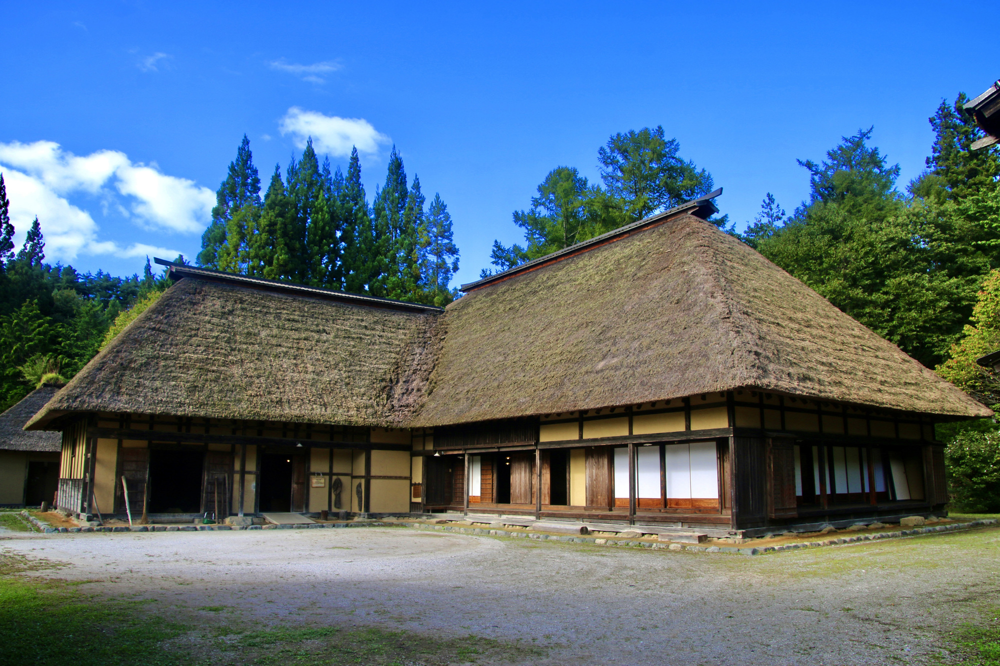 南部曲り家(岩手県遠野市・遠野ふるさと村)
